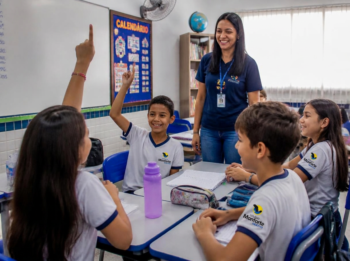 Alunos do Ensino Fundamental em sala de aula